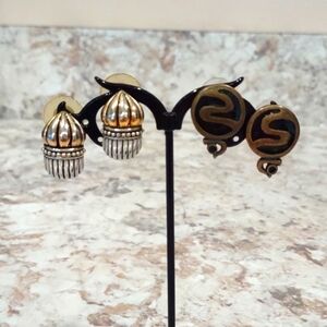 Set of Two Pairs of Earrings